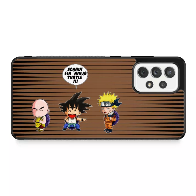 Samsung Galaxy A52 Handyhülle Parodie auf Naruto Naruto und Son-Goku