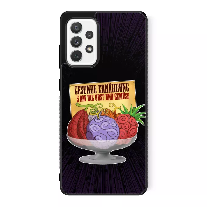 Samsung Galaxy A52 Handyhülle Parodie auf One Piece Teufelsfrucht - Gum-Gum-Frucht