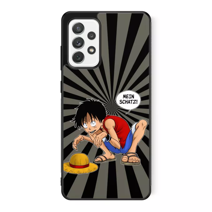 Samsung Galaxy A52 Handyhülle Parodie auf One Piece Ruffy Hak Versioni und Gollum