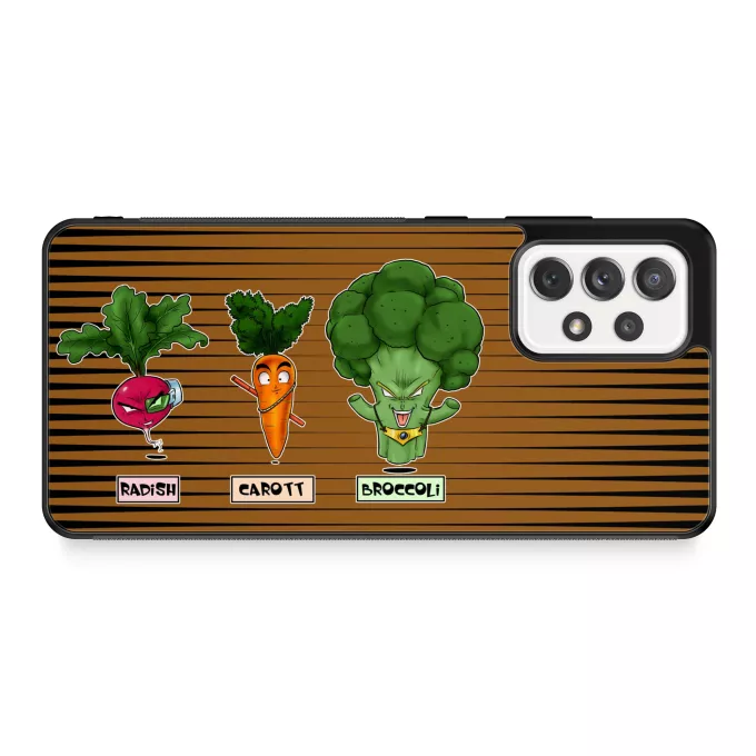 Funda para Samsung Galaxy A52 Parodia Dragon Ball Z -DBZ Son Gokū, Raditz y Broly