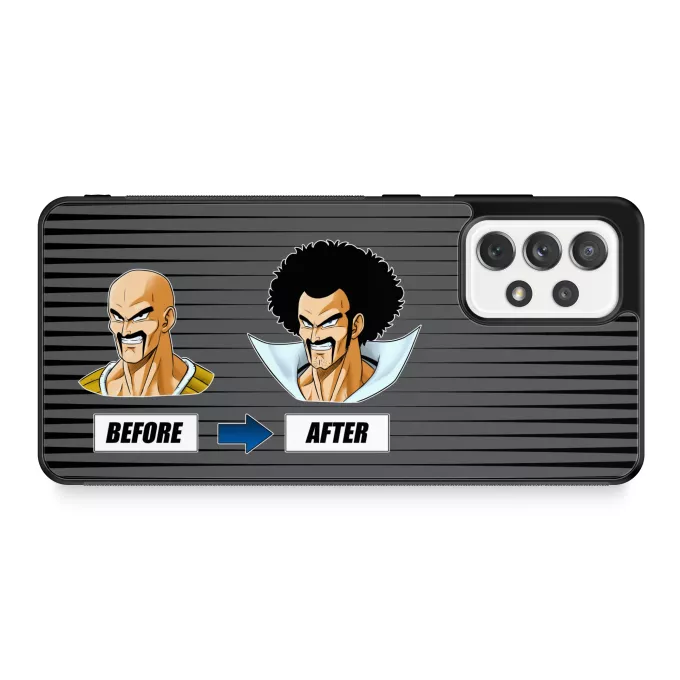 Samsung Galaxy A52 Phone Case Parody of Dragon Ball Z - DBZ Mister Satan and Nappa
