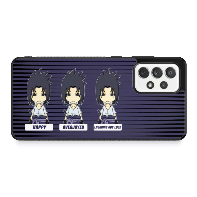 Samsung Galaxy A52 Phone Case Parody of Naruto Sasuke