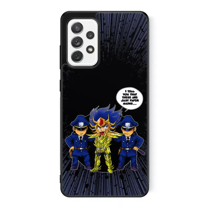 Samsung Galaxy A52 Phone Case Parody of Knights of the Zodiac - Saint Seiya Cancer Deathmask