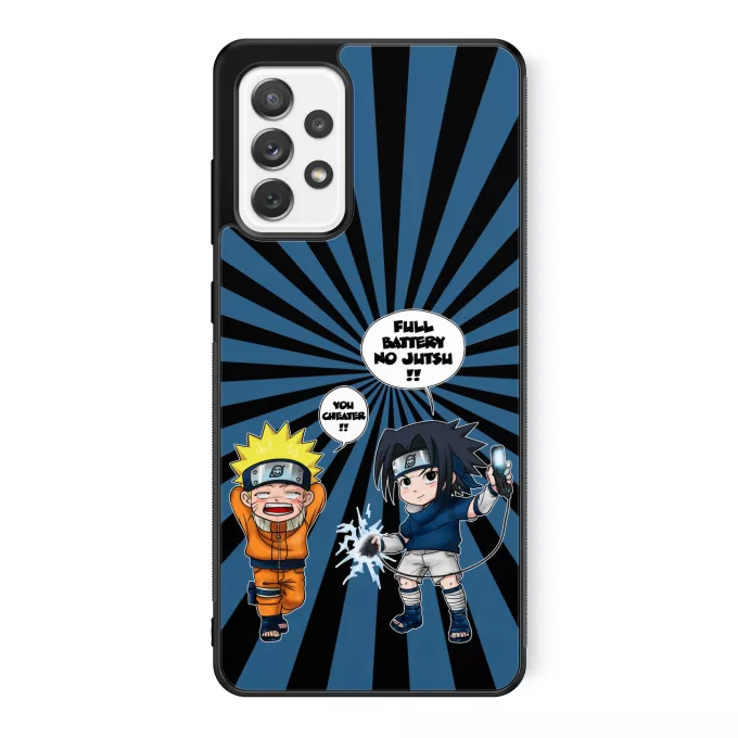 Samsung Galaxy A52 Phone Case Parody of Naruto Sasuke
