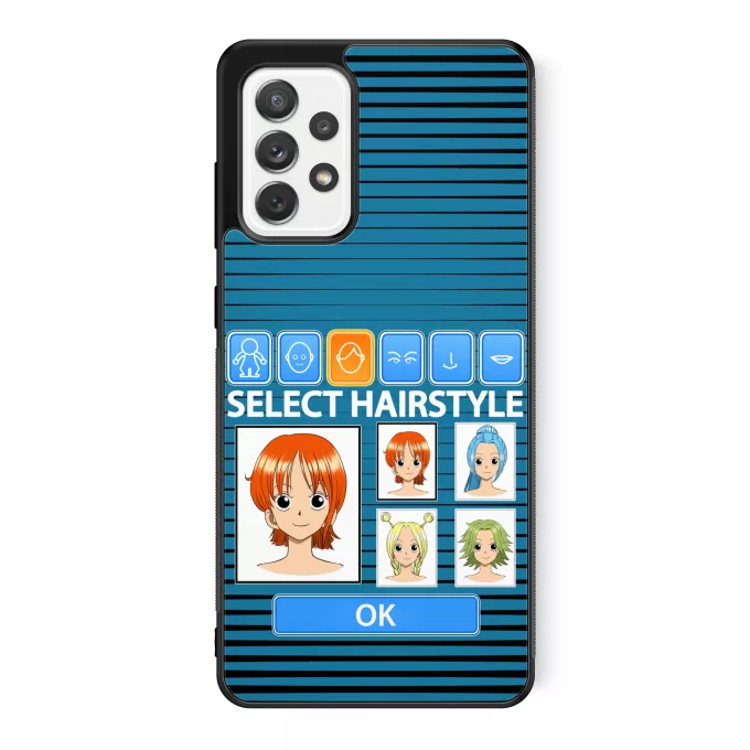 Samsung Galaxy A52 Phone Case Parody of One Piece Nami from Straw Hats Pirates Crew