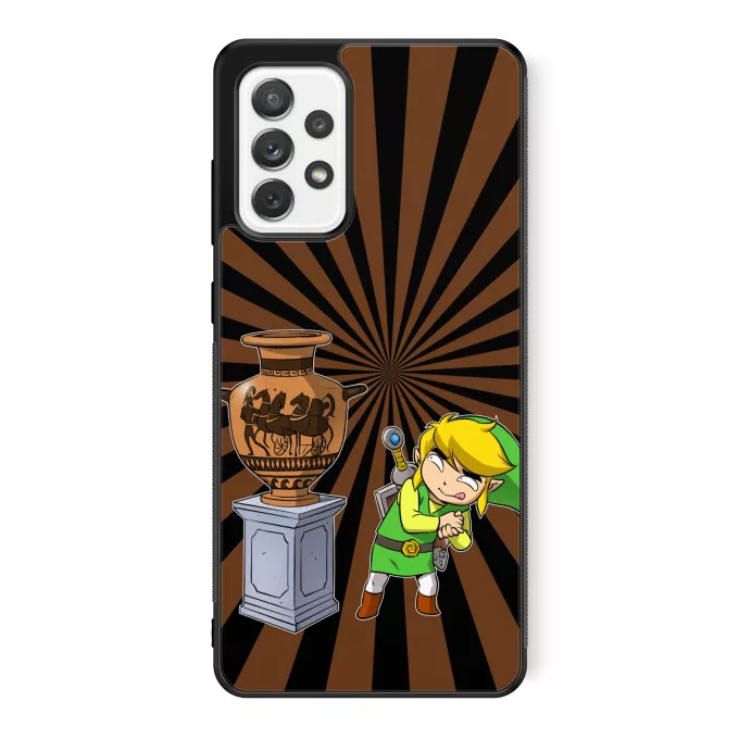 Samsung Galaxy A52 Phone Case Parody of Zelda Link