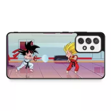 Custodia per smartphone Son Goku “Son Goku e Vegeta X Ryu e Ken” – Parodia dei Dragon Ball Z