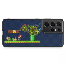 Estojo para Smartphone Donatello “Donatello, Michelangelo, Leonardo, Raphael e Super Mario” – Super Mario de parodia