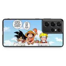 Coque Téléphone Portable Luffy « La recette d'un bon shonen Manga (Super Deformed) » – Parodie Naruto