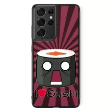 Coque Téléphone Portable « I Love Sushi ! NOOOO !! » – Parodie Japon Culture