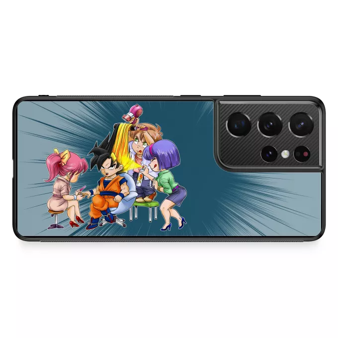 Custodia per Samsung Galaxy S21 Ultra Paoridia Dragon Ball Z - DBZ Son Goku Super Saiyan
