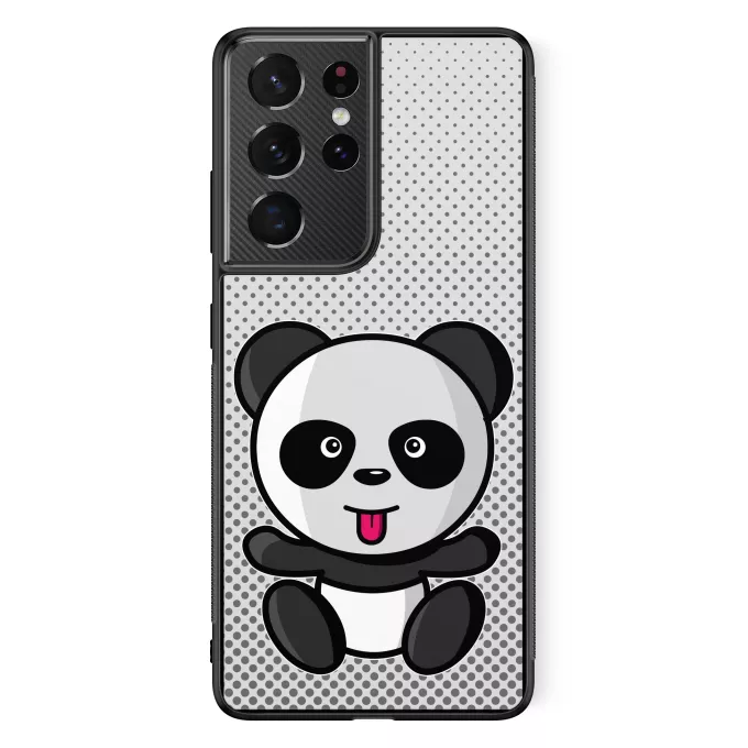 Coque pour téléphone portable Samsung Galaxy S21 Ultra Parodie Délire Kawaii Kawaii Panda