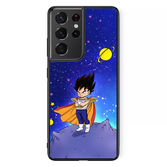 Custodia per Samsung Galaxy S21 Ultra Paoridia Dragon Ball Z - DBZ Il piccolo principe Vegeta