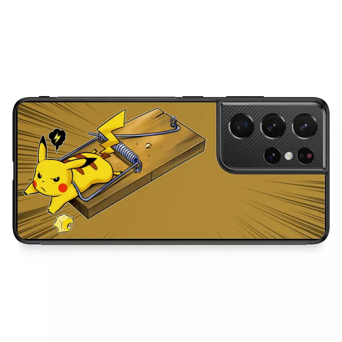 Funda para Samsung Galaxy S21 Ultra Parodia Pokémon Pikachu
