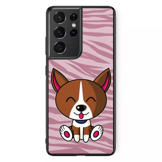 Coque pour téléphone portable Samsung Galaxy S21 Ultra Parodie Kawaii Baby Dogs Kawaii Baby dog Vol.7