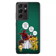 Coque Téléphone Portable Aiolia « Un gros chat sauvage en laisse ! » – Parodie Saint Seiya