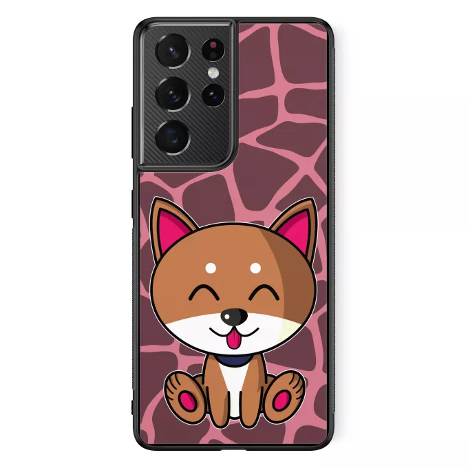 Coque pour téléphone portable Samsung Galaxy S21 Ultra Parodie Kawaii Baby Dogs Kawaii Baby dog Vol.1