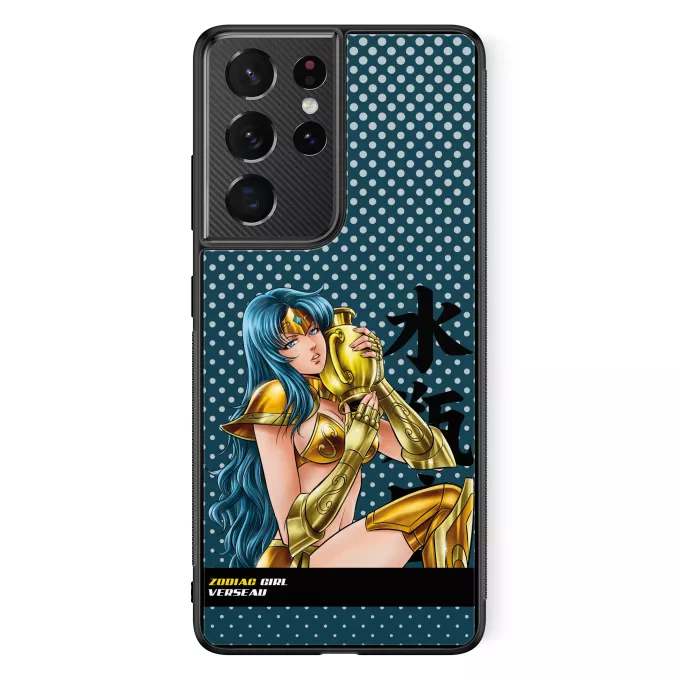 Coque pour téléphone portable Samsung Galaxy S21 Ultra Parodie Cosplay Girls La Sublime Clara née sous le Signe du Verseau ! - Manga - Cosplay Girls