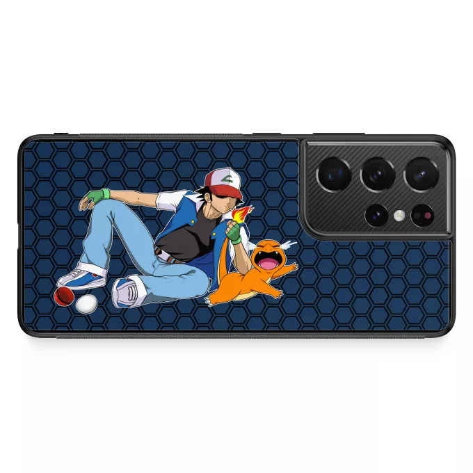 Custodia per Samsung Galaxy S21 Ultra Paoridia Pokémon Charmander