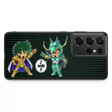 Capricorn Shura Smartphone hoesje “Capricorn Shura en Dragon Shiryu” – Saint Seiya parodie