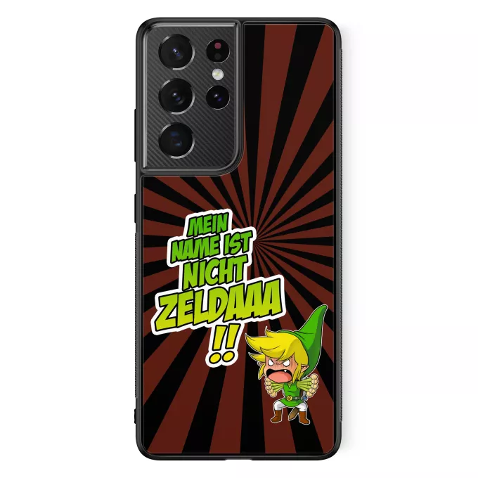 Samsung Galaxy S21 Ultra Handyhülle Parodie auf Zelda Link