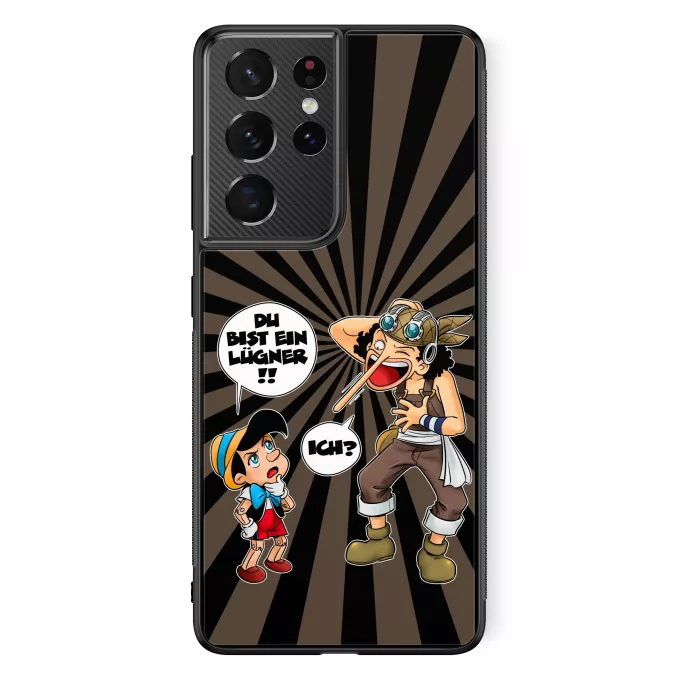 Samsung Galaxy S21 Ultra Handyhülle Parodie auf One Piece Lysop