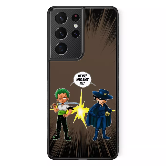 Samsung Galaxy S21 Ultra Handyhülle Parodie auf One Piece Lorenor Zorro