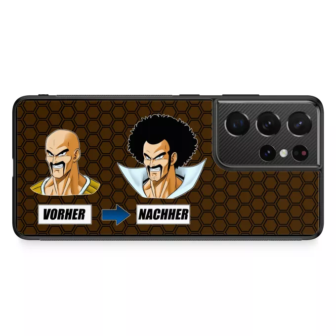 Samsung Galaxy S21 Ultra Handyhülle Parodie auf Dragon Ball Z - DBZ Nappa und Mr Satan