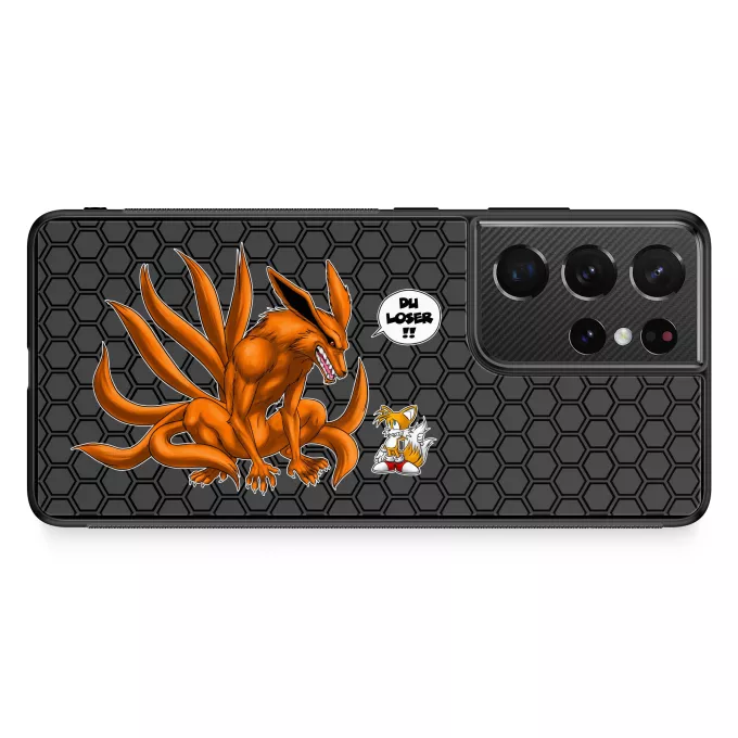 Samsung Galaxy S21 Ultra Handyhülle Parodie auf Naruto Tails und Kyubi - Kurama