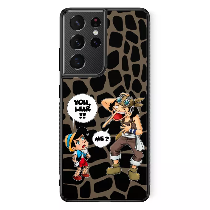 Samsung Galaxy S21 Ultra Phone Case Parody of One Piece Usopp