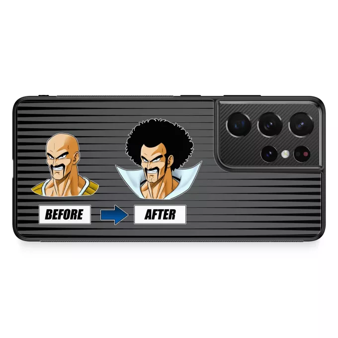 Samsung Galaxy S21 Ultra Phone Case Parody of Dragon Ball Z - DBZ Mister Satan and Nappa