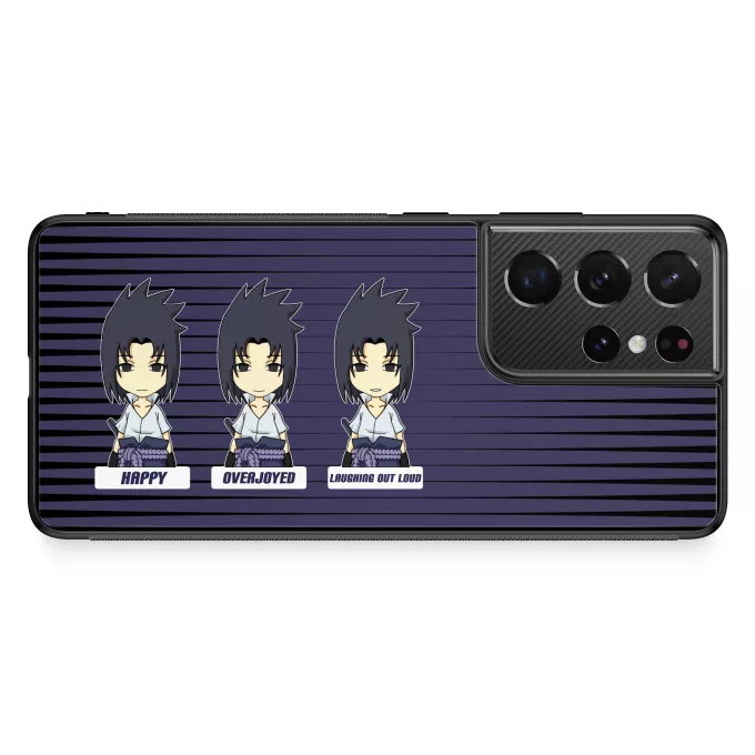Samsung Galaxy S21 Ultra Phone Case Parody of Naruto Sasuke