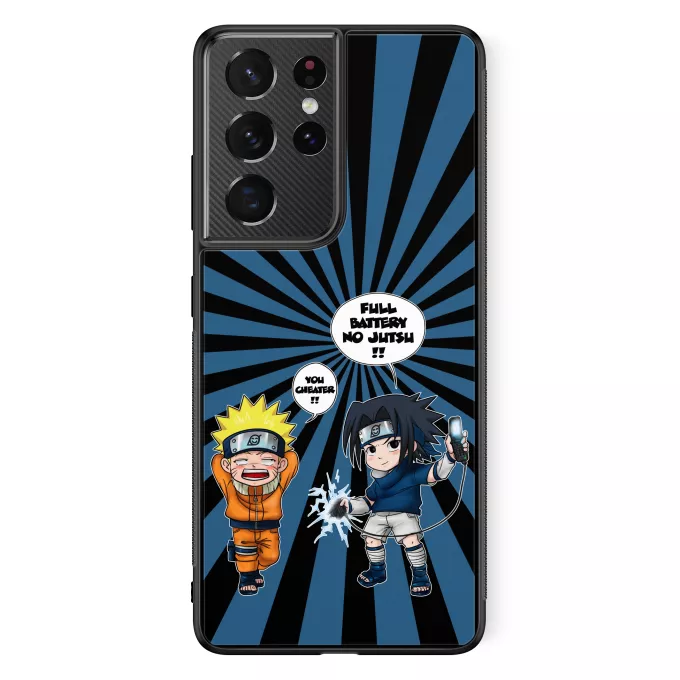 Samsung Galaxy S21 Ultra Phone Case Parody of Naruto Sasuke