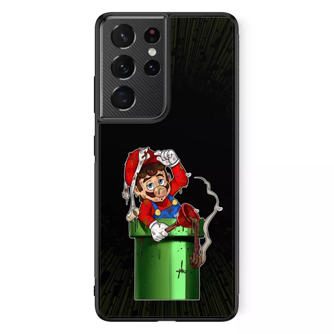 Custodia per Samsung Galaxy S21 Ultra Paoridia Super Mario Mario
