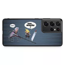 Coque Téléphone Portable Clad « Prétentieux !! » – Parodie Final Fantasy VII