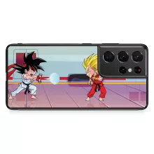 Son Goku Phone Case “Son Goku and Vegeta X Ryu and Ken” – Dragon Ball Z parody