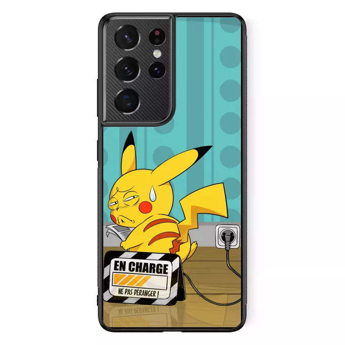 Estojo Samsung Galaxy S21 Ultra Paródia Pokémon