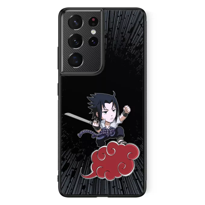 Custodia per Samsung Galaxy S21 Ultra Paoridia Naruto Sasuke e Son Goku