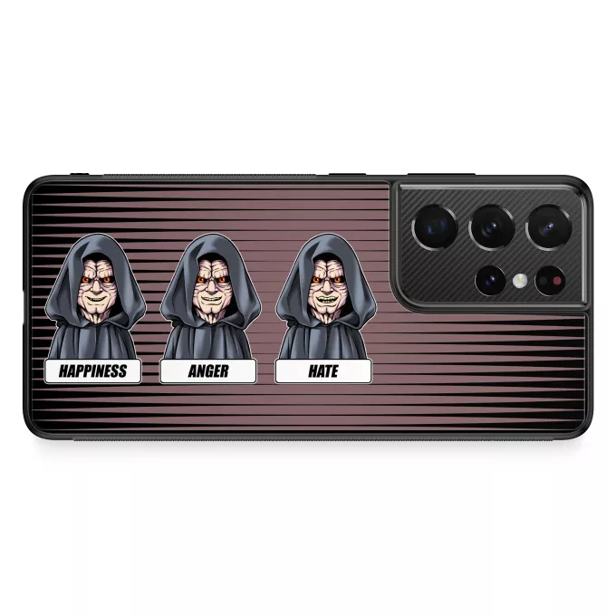 Samsung Galaxy S21 Ultra Phone Case Parody of Star Wars Palpatine aka Darth Sidious the Sith
