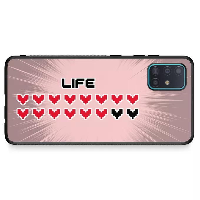 Custodia per Samsung Galaxy A51 5G Paoridia videogiochi Pixel Life Pixel Design