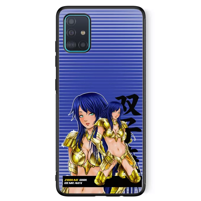 Coque pour téléphone portable Samsung Galaxy A51 5G Parodie Cosplay Girls La sublime Mélodie née sous le signe des Gémeaux ! - Manga - Cosplay Girls