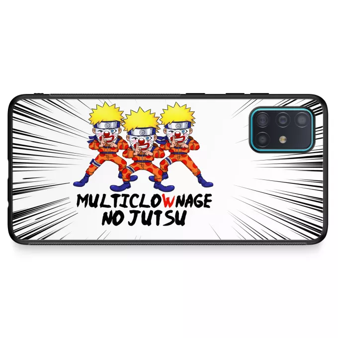 Coque pour téléphone portable Samsung Galaxy A51 5G Parodie Naruto Multiclownage No Jutsu !! - Naruto Multiclonage
