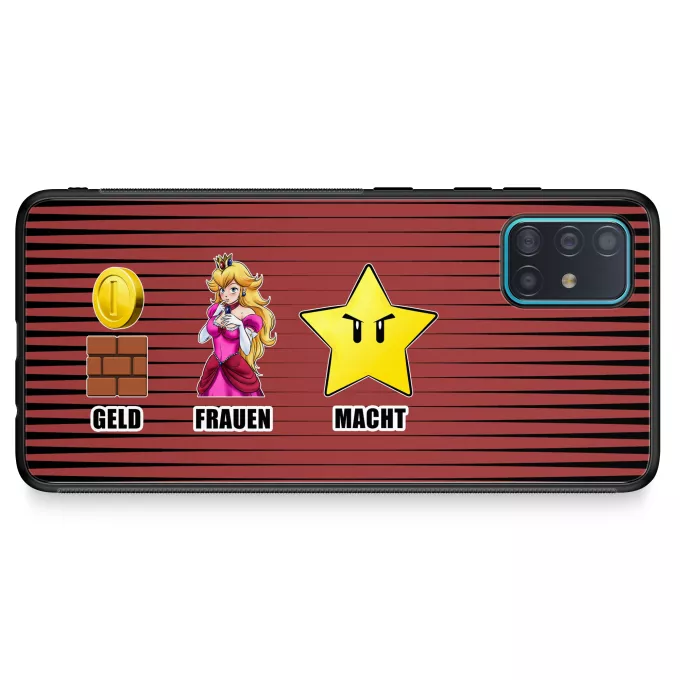 Samsung Galaxy A51 5G Handyhülle Parodie auf Super Mario Mario