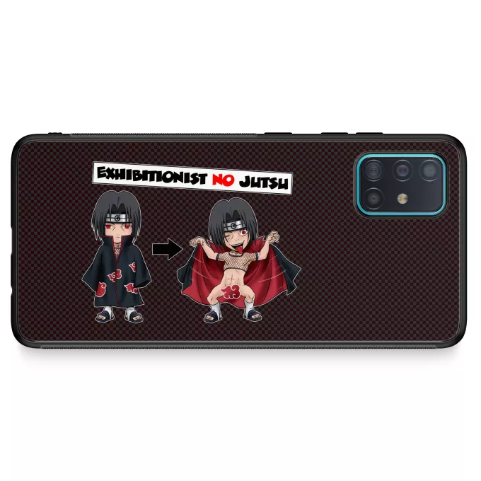 Samsung Galaxy A51 5G Handyhülle Parodie auf Naruto Itachi Uchiwa