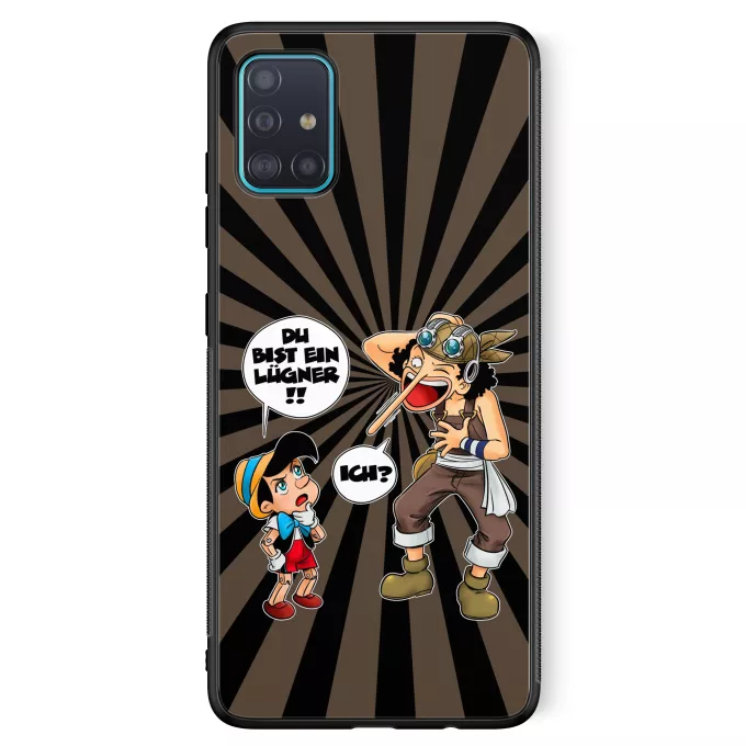 Samsung Galaxy A51 5G Handyhülle Parodie auf One Piece Lysop