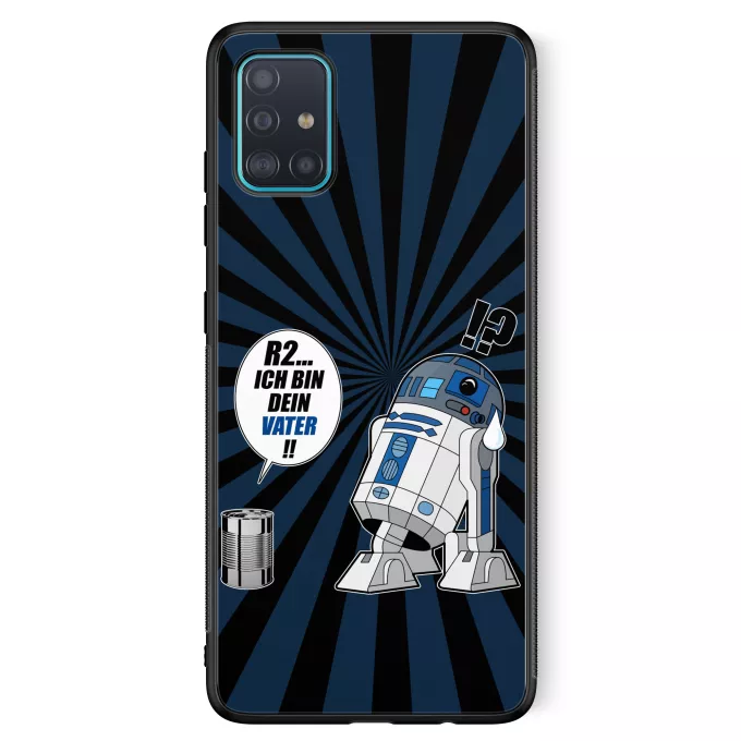 Samsung Galaxy A51 5G Handyhülle Parodie auf Star Wars R2-D2