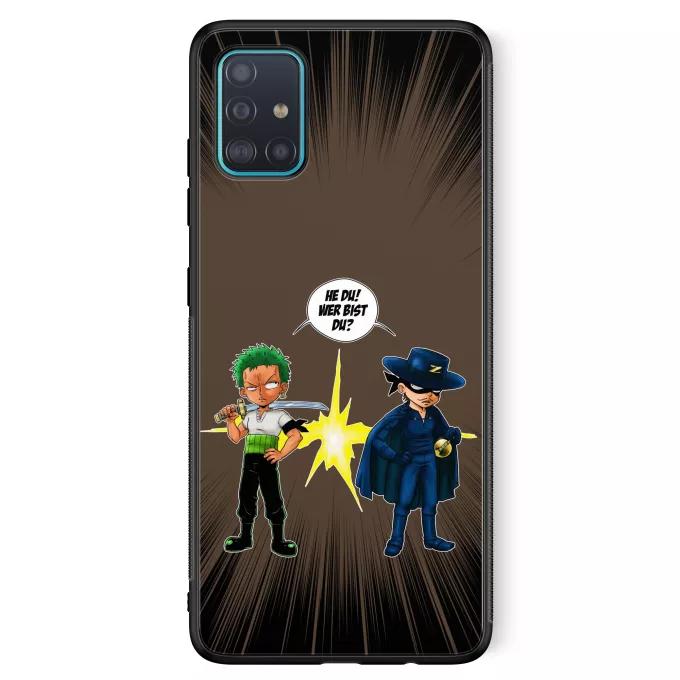 Samsung Galaxy A51 5G Handyhülle Parodie auf One Piece Lorenor Zorro