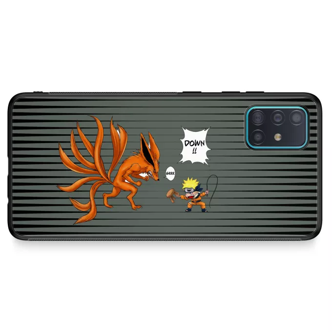 Samsung Galaxy A51 5G Phone Case Parody of Naruto Naruto and Kyubi
