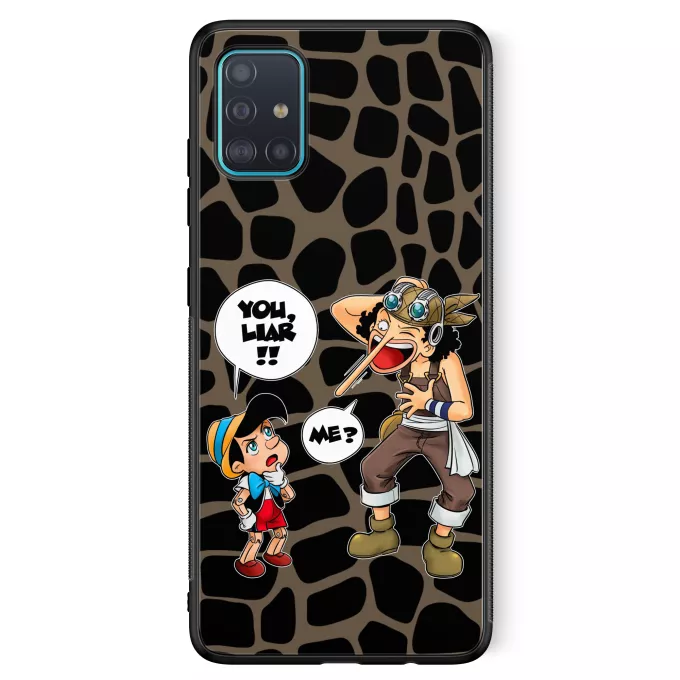 Samsung Galaxy A51 5G Phone Case Parody of One Piece Usopp