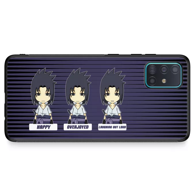 Samsung Galaxy A51 5G Phone Case Parody of Naruto Sasuke